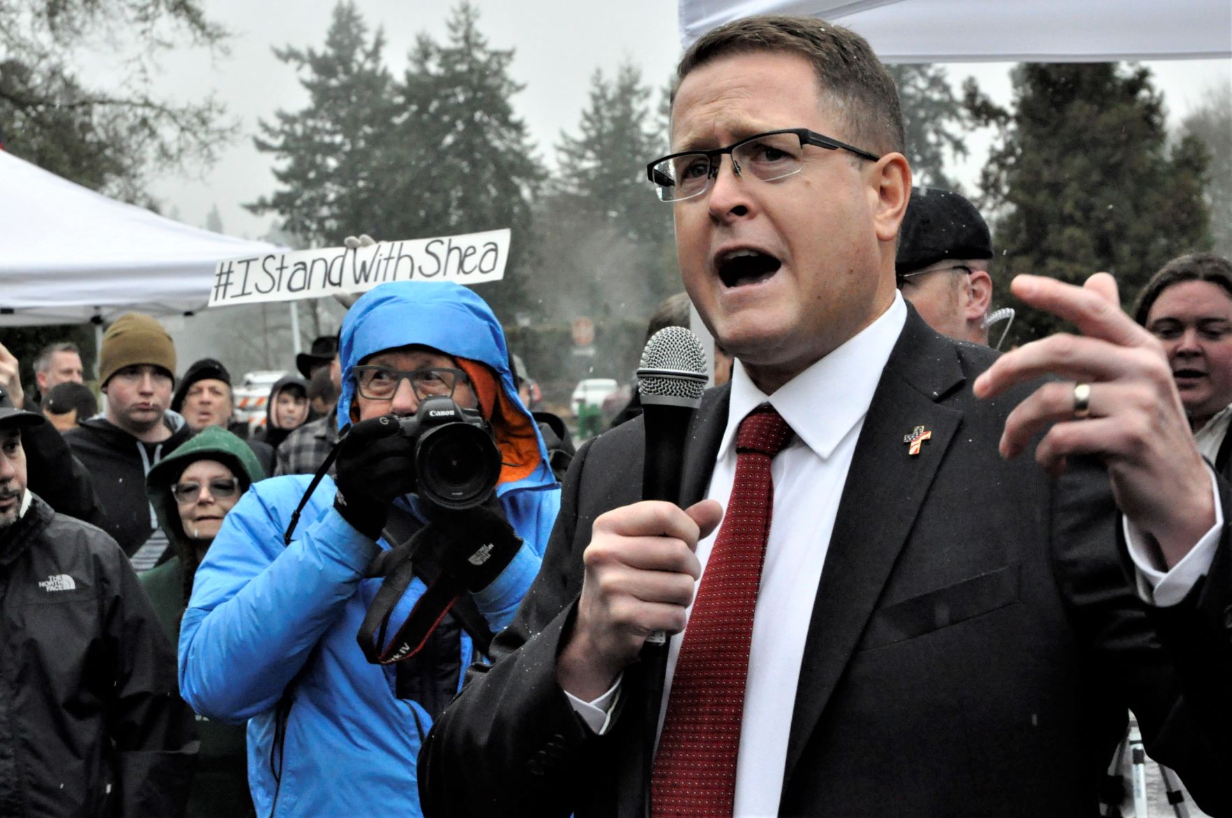 Matt Shea at Gun-Rights Rally (Jan. 2020)